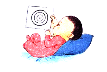 1个月宝宝视觉发展训练：视觉分辨